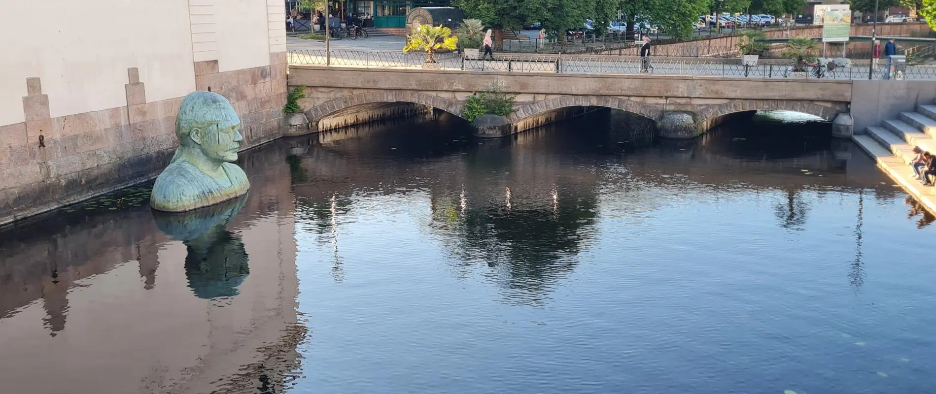Almenäs in i Viskan förbi Sjöbo
