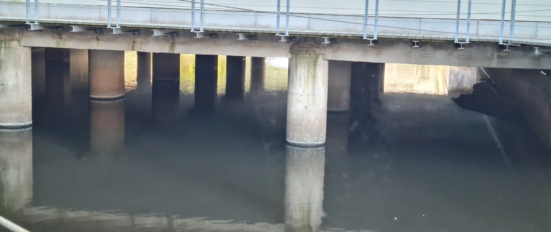 Almenäs in i Viskan förbi Sjöbo